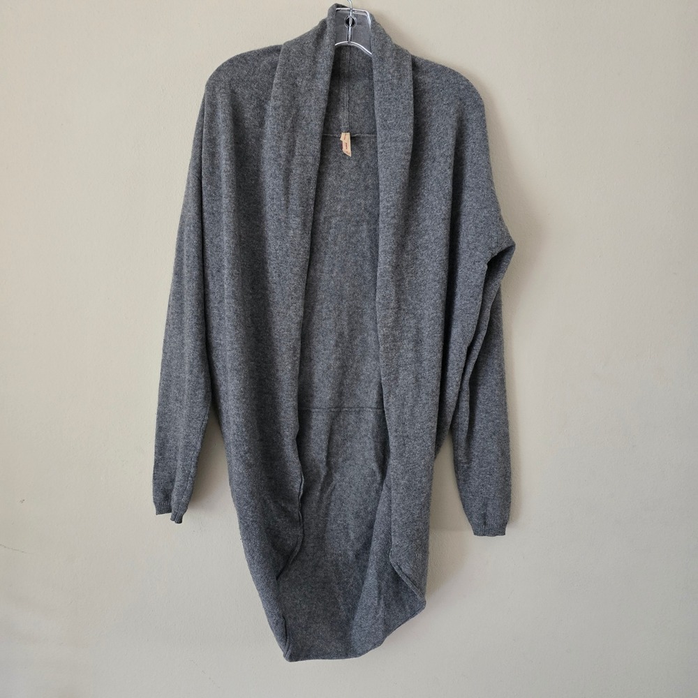 RED ENEVELOPE Women's 100% Cashmere Size Small Gray‎ Long
